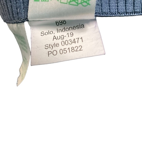 Lilly Pulitzer Navy Blue Pant Pull-on Size XL Velour - Picture 5 of 7